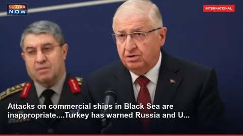 Attacks on commercial ships in Black Sea are inappropriate....Turkey has warned Russia and U...