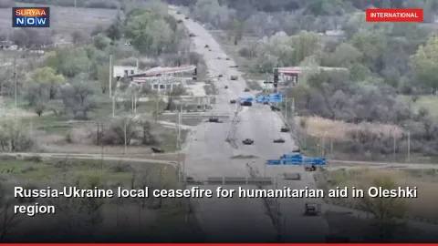 Russia-Ukraine local ceasefire for humanitarian aid in Oleshki region