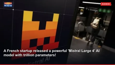 A French startup released a powerful 'Mistral Large 4' AI model with trillion parameters!