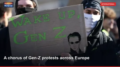 A chorus of Gen-Z protests across Europe