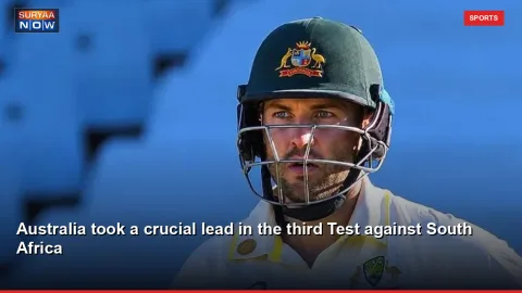 Australia took a crucial lead in the third Test against South Africa
