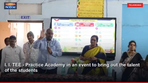I. I. TEE - Practice Academy in an event to bring out the talent of the students