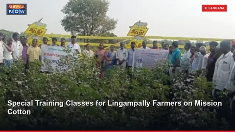 Special Training Classes for Lingampally Farmers on Mission Cotton