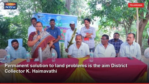 Permanent solution to land problems is the aim District Collector K. Haimavathi