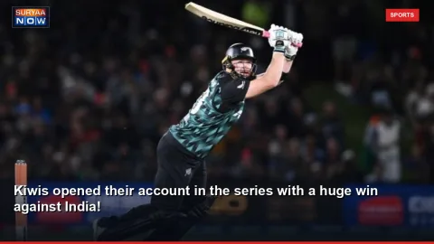 Kiwis opened their account in the series with a huge win against India!