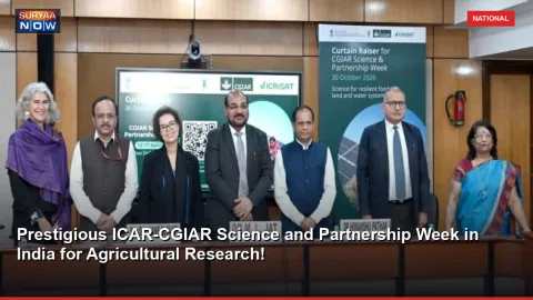 Prestigious ICAR-CGIAR Science and Partnership Week in India for Agricultural Research!