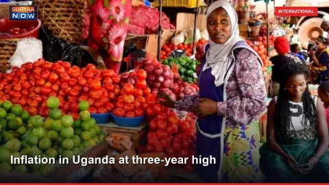 Inflation in Uganda at three-year high
